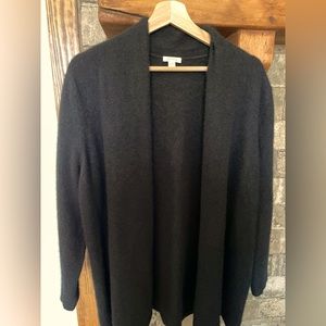 J.Jill black cashmere cardigan